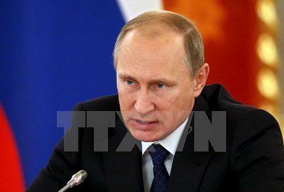  Tổng thống Nga Vladimir Putin. (Ảnh: AFP/TTXVN)