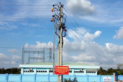 Trạm biến áp 110kV Phước Hòa đảm bảo cấp điện ổn định cho Khu công nghiệp Hòa Phú.