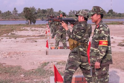 Nhiều năm liền, công tác huấn luyện của lực lượng vũ trang tỉnh Vĩnh Long đạt yêu cầu đề ra.