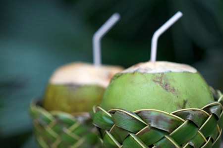 Nước dừa cũng được xem là một liệu pháp làm đẹp tự nhiên.
