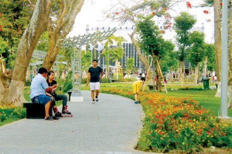  Công viên Lưu Hữu Phước. Ảnh: TƯỜNG VI