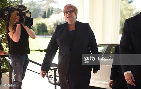 Bộ trưởng Quốc phòng Australia Marise Payne. (Nguồn: AFP/Getty Images)
