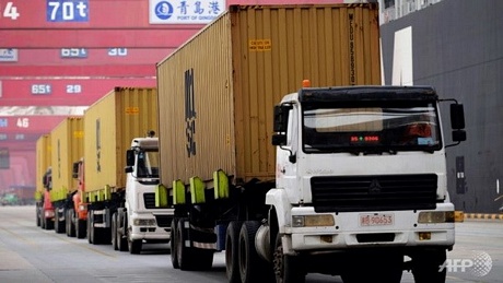 WTO dự đoán lưu lượng các container tới các cảng lớn trên thế giới sẽ tăng. (Nguồn: AFP)