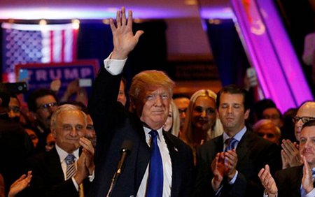 Tỷ phú Donald Trump giành được thắng lợi quan trọng tại New York. (Ảnh: Reuters)