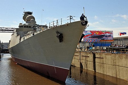 Tàu hộ vệ lớp Gepard 3.9 được Nga đóng cho Hải quân Việt Nam. (Nguồn:business-gazeta.ru)