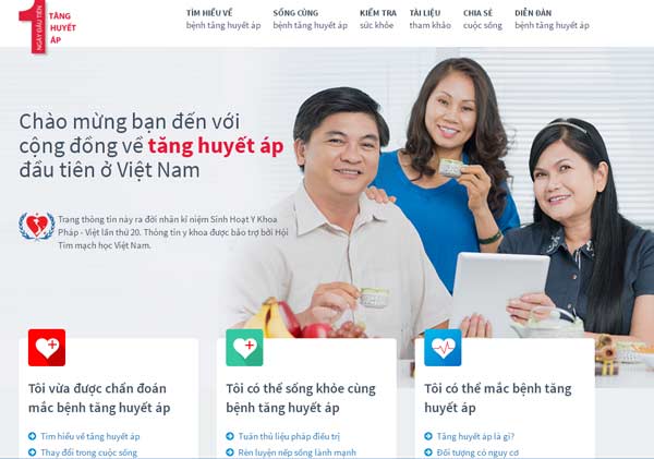 Giao diện website: ngaydautien.vn