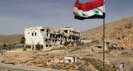 Khung cảnh ở thị trấn Maaloula, cách thủ đô Damascus chỉ 55 km. Phiến quân Al Nusra từng 2 lần chiếm đóng thị trấn này.