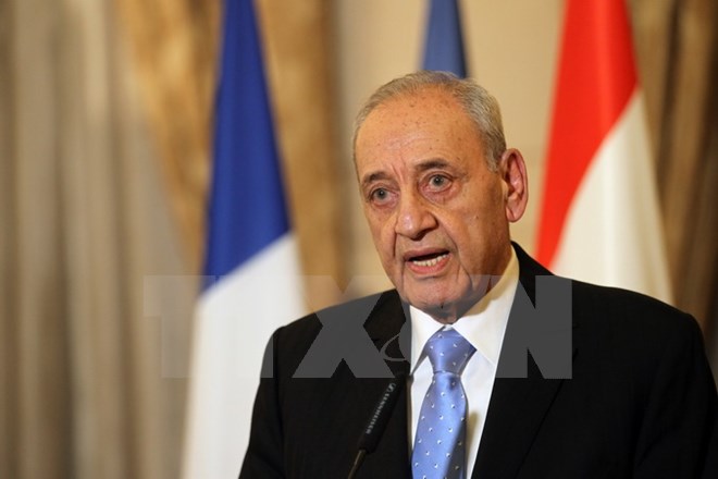 Chủ tịch Quốc hội Liban, Nabih Berri. (Nguồn: AFP/TTXVN)