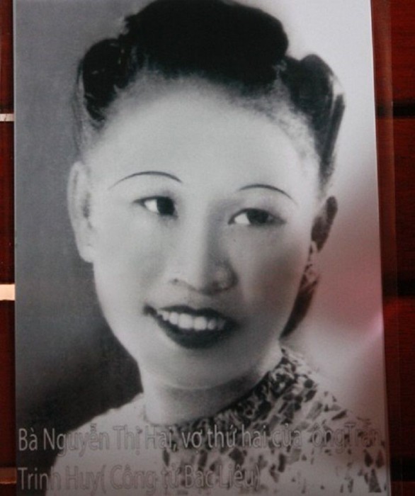Bà Nguyễn Thị Hai, người vợ thứ 2 của Công tử Bạc Liêu, mất năm 1947