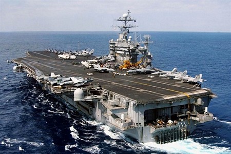 Tàu sân bay USS Harry S. Truman của Hải quân Mỹ (Ảnh: US Navy)