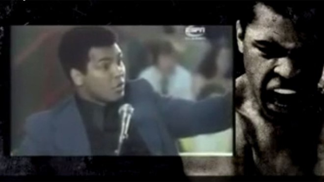 Ali the Fighter (1974): Một trong những tác phẩm điện ảnh đầu tiên về Muhammad Ali thuộc dòng tài liệu. Ali the Fighter tập trung kể lại lần chạm trán giữa huyền thoại với đối thủ Joe Frazier, cũng như những câu chuyện điên rồ phía sau sự kiện thể thao và bên ngoài võ đài. Ảnh: Outnow