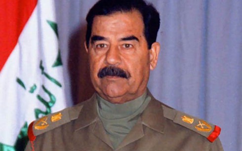 Tổng thống Iraq Saddam Hussein. Ảnh: looklex.com.