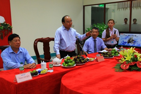 Thủ tướng Chính phủ Nguyễn Xuân Phúc làm việc với Ban lãnh đạo Công ty TNHH Tỷ Xuân.