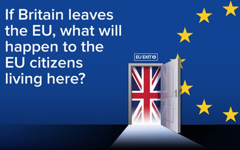 Nếu Anh rời EU, chuyện gì sẽ xảy đến với công dân EU? Ảnh: Carterlaw.