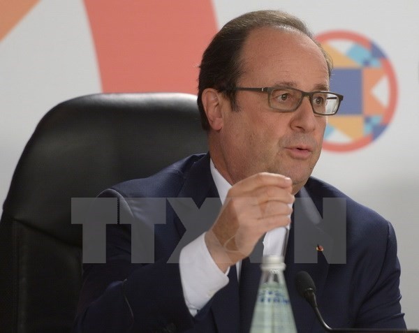 Tổng thống Pháp Francois Hollande. (Nguồn: AFP/TTXVN)