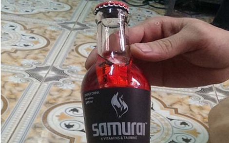 Thu hồi sản phẩm Samurai của Coca-Cola.