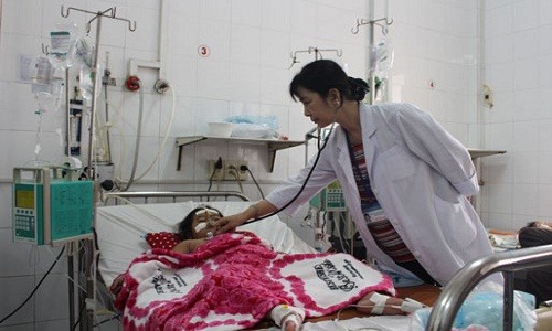 Bệnh nhân mắc SXH điều trị tại Bệnh viện Nguyễn Đình Chiểu (tỉnh Bến Tre)