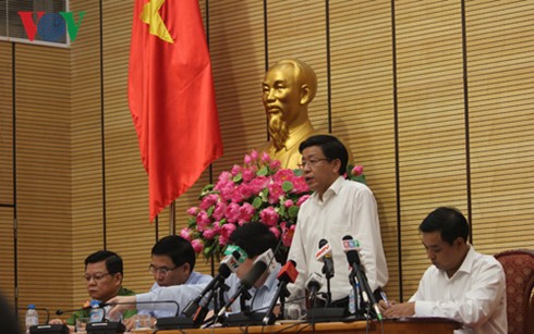 Chủ tịch UBND quận Hoàn Kiếm thông tin về phố đi bộ quanh hồ Hoàn Kiếm và phụ cận.