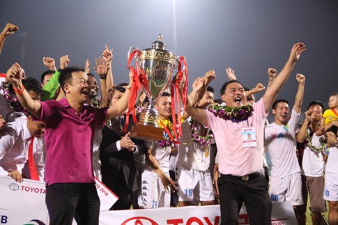 Hà Nội T&T được thưởng lớn sau chức vô địch V.League 2016