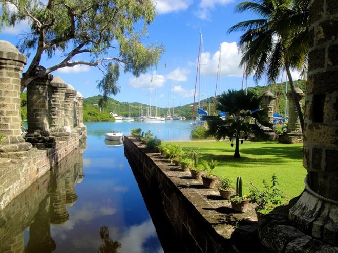 Xưởng tàu hải quân Antigua và các khu khảo cổ liên quan, Antigua và Barbuda. Hải quân Anh đã sử dụng nơi này để bảo vệ các chủ đồn điền trồng mía trong giai đoạn các quốc gia châu Âu đang giành quyền kiểm soát vùng Đông Caribbe. (Nguồn: NatGeo)