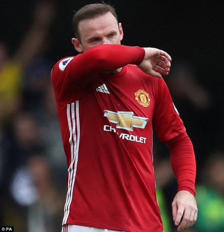 Sự sa sút của Rooney là tác nhận khiến MU thảm bại trong những trận vừa qua.