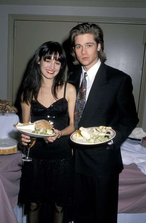 Bradd Pitt từng kết hôn 3 tháng với bạn diễn Jill Schoelen trong bộ phim kinh dị 'Cutting Class' (1989.) (Nguồn: Getty Images)