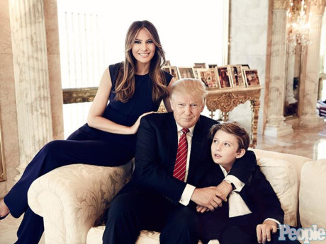 “Con trai út” Barron là con của Donald và Melania. Nếu Trump trở thành Tổng thống, Barron sẽ trở thành “Đệ nhất hoàng tử” của Nhà Trắng.