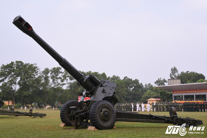 Hệ thống pháo mặt đất của Lữ đoàn pháo binh 45 - Ảnh: Tùng Đinh