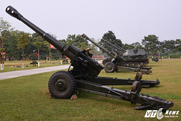 Các hệ thống pháo của Lữ đoàn pháo binh 45 - Ảnh: Tùng Đinh