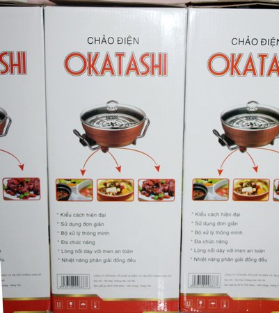 Lẩu điện Okatashi được quảng cáo không đúng chất lượng sản phẩm.