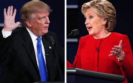 Theo CNN, bà Clinton đã giành được lợi thế so với ông Trump sau cuộc tranh luận trực tiếp đầu tiên. (Ảnh: New York Times)
