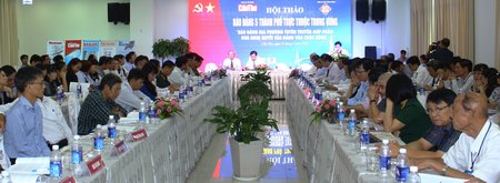 Hội thảo báo đảng 5 thành phố trực thuộc Trung ương tại TP Cần Thơ.