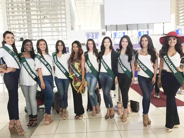 Tham gia Miss Intercontinental và Miss Earth Bảo Như lên núi Nam Em