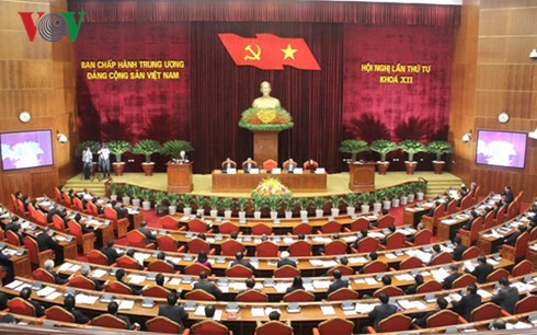 Hội nghị lần thứ 4 Ban Chấp hành Trung ương Đảng khóa XII diễn ra tại Hà Nội.