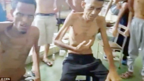 Theo Daily Mail, những cảnh tượng này do một tù nhân trong nhà tù tên là Franklin Paul Hernandez Quezad quay lại trong một đoạn video. (ảnh: CEN).