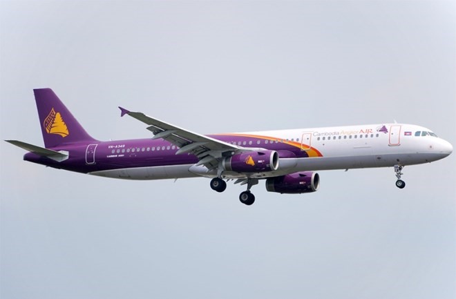 Máy bay của hàng hàng không Cambodia Angkor Air. (Nguồn ảnh: Planespotters.net)