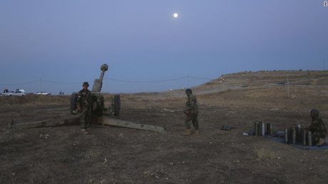 Lực lượng người Kurd đảm nhận việc tái chiếm các làng lân cận ở ngoại vi Mosul.