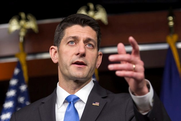 Chủ tịch Hạ viện Mỹ, Hạ nghị sỹ Cộng hòa Paul Ryan. (Nguồn: AP)