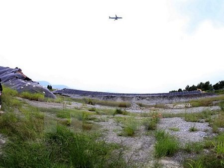 Khu vực xử lý môi trường ô nhiễm Dioxin tại Sân bay Đà Nẵng (giai đoạn 2). (Ảnh: Trần Lê Lâm/TTXVN)