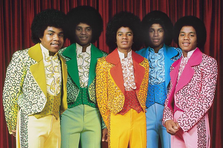 Bức ảnh của The Jackson 5 trong một chuyến lưu diễn ở Jamaica.