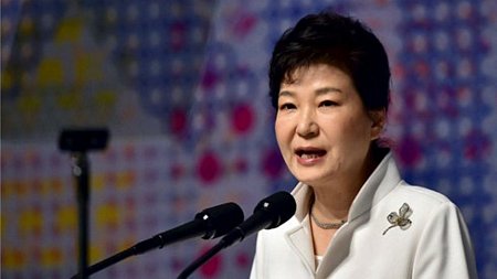 Tổng thống Hàn Quốc Park Geun-hye hiện đang phải đối mặt với nhiều áp lực. (ảnh: DNA).