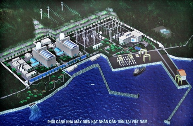 Phối cảnh dự án nhà máy điện hạt nhân Ninh Thuận. (Nguồn: dienhatnhan.com.vn)
