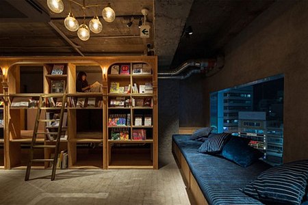 Book & Bed Tokyo - không gian độc đáo dành cho những người yêu sách tại Tokyo, Nhật.