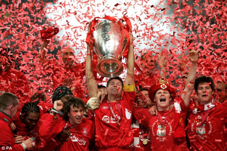 Tháng 5/2005, Gerrard cùng Liverpool đã lên ngôi vô địch Champions League sau màn lội ngược dòng kỳ vĩ nhất giải đấu trước AC Milan.