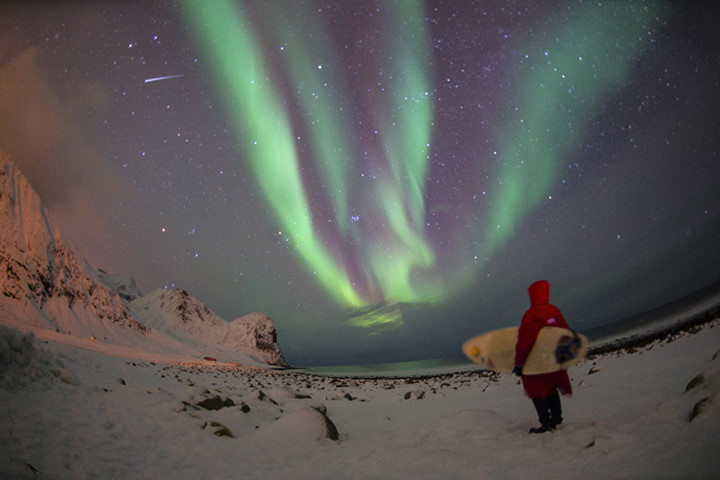 Hiện tượng cực quang kỳ thú ở Bắc Cực