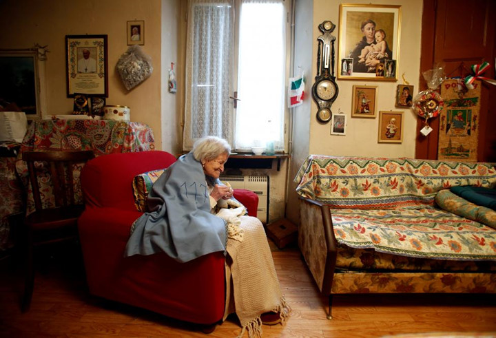 Đối với cụ Morano, bí quyết sống lâu là nhờ vào việc sống một mình như hiện nay. (ảnh: Reuters).