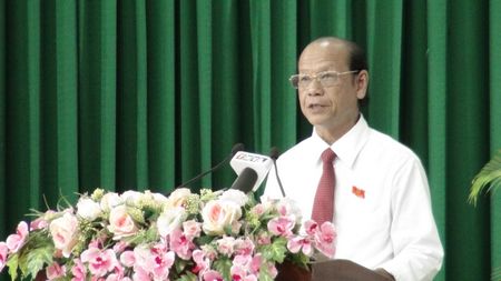 Chủ tịch HĐND tỉnh Trương Văn Sáu phát biểu khai mạc
