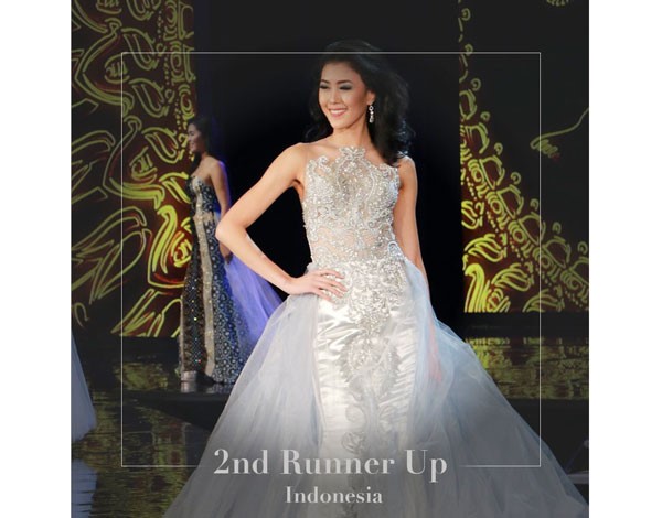 Á hậu 2 Yaritza Miguelina Reyes Ramírez - đến từ Indonesia. Ảnh: Twitter/MissWorldLtd