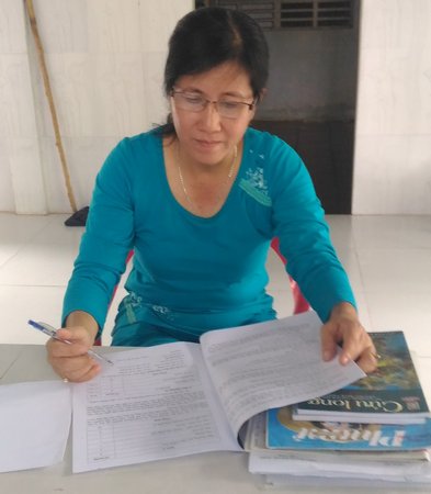 Chị Nguyễn Thị Thu Trang luôn phấn đấu học hỏi để hoàn thiện mình.