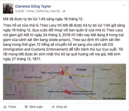 Chồng ca sĩ Thu Phương chia sẻ về việc Minh Béo được ra tù